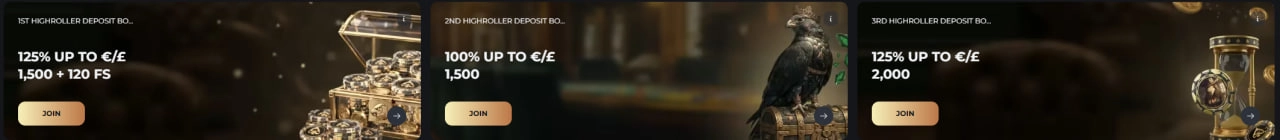 falcon casino highroller bonus